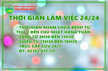 Hình ảnh tin tức Lịch khám chữa bệnh, Bệnh viện đa khoa Trường Đức